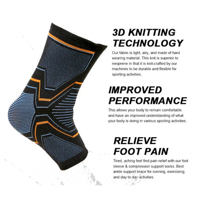 1 PCS Protective Ankle Support Basketball Football Ankle Brace Compression Nylon Strap Belt Ankle Protector Socks