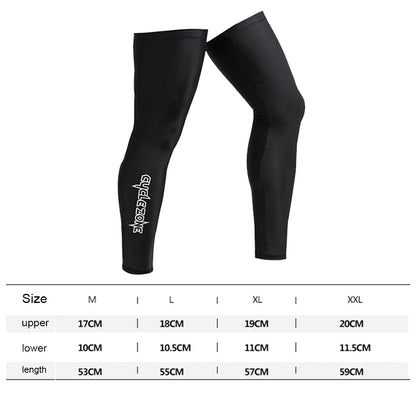 1Pair Outdoor Bicycle Cycling Running UV Protection Leg Warmers Leg Sock Sports Running Basketball Soccer Compression Leggings